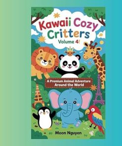 Kawaii Cozy Critters – Volume 4: A Premium Animal Adventure Around the World (Coloring Book for Kids Ages 3–6): Adorable Animal Coloring Book for Kids ... Designs for Creativity and Early Learning
