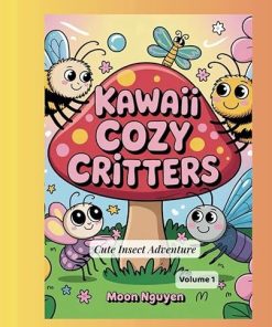 Kawaii Cozy Critters: Cute Insect Adventure – Volume 1: A fun and friendly insect-themed coloring book for kids ages 3–5 (Kawaii Cozy Critters: Cute Insect Series)
