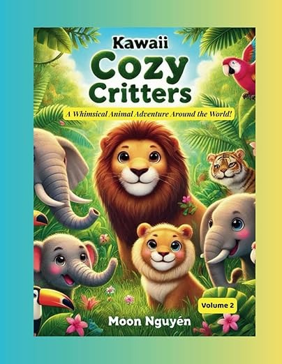Kawaii Cozy Critters – Volume 2: A Whimsical Animal Adventure Around the World